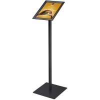 SHOWDOWN Display Stand Aluminium, Steel A4 Black