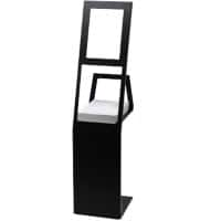 SHOWDOWN Brochure Stand Aluminium, Steel Black