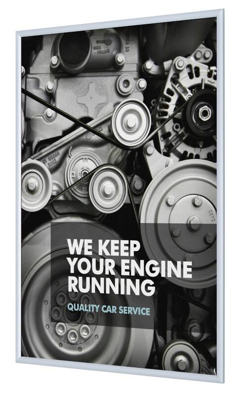 SHOWDOWN B1 Fireproof A1 Snap Frame Hanging Silver Aluminium KRA1G25B1 62.5 (W) x 1.1 (D) x 87.2 (H) cm KRA1G25B1