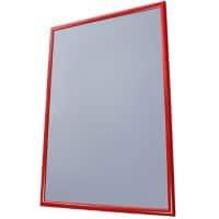 SHOWDOWN A0+ Snap Frame Hanging Red Non adhesive Aluminium KRA0G25C3020 87.2 (W) x 1.1 (D) x 122 (H) cm