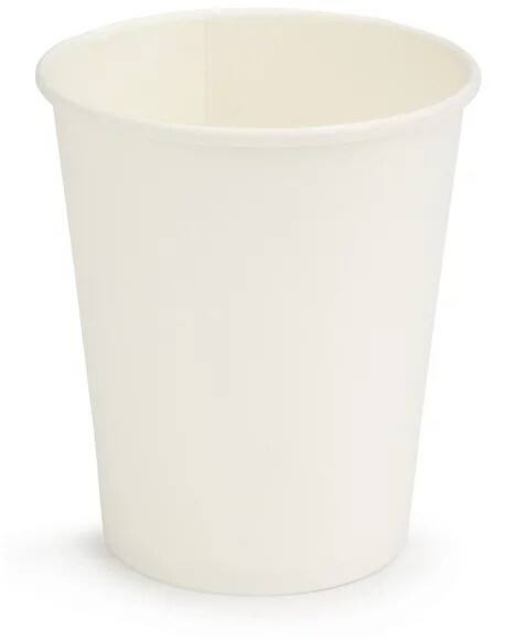 Unbranded Disposable Cups 210 ml White Pack of 100