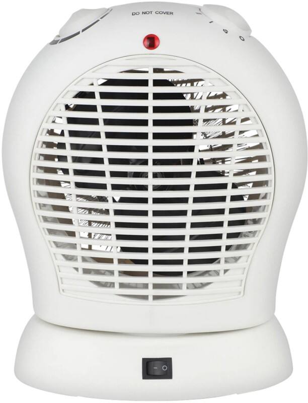 igenix 2Kw Oscillating Fan Heater White