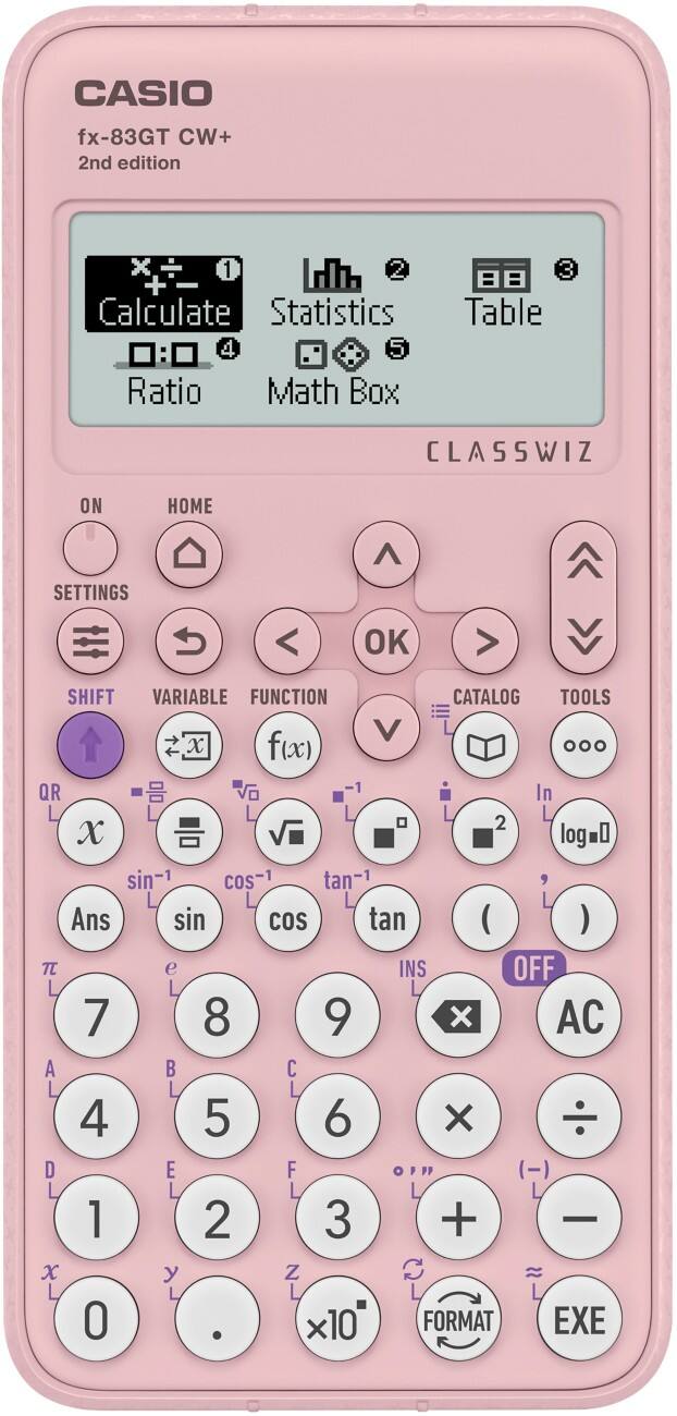 Casio fx-83 GT CW PLUS&nbsp; Pink Scientific Calculator&nbsp;&nbsp;