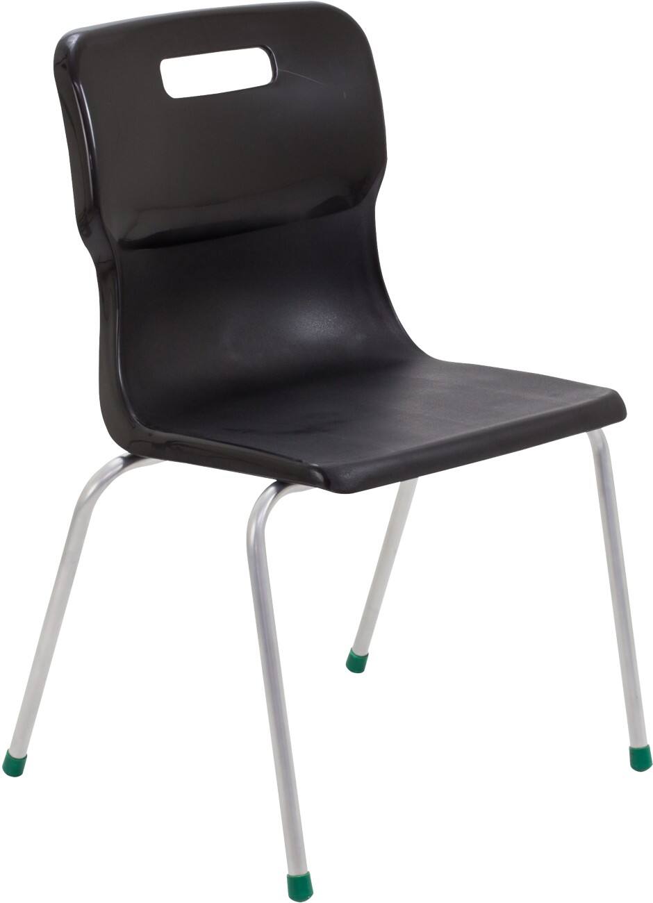 TITAN Chair Plastic Without armrest Black T15-BK 500 x 475 x 140 mm 11-14 years