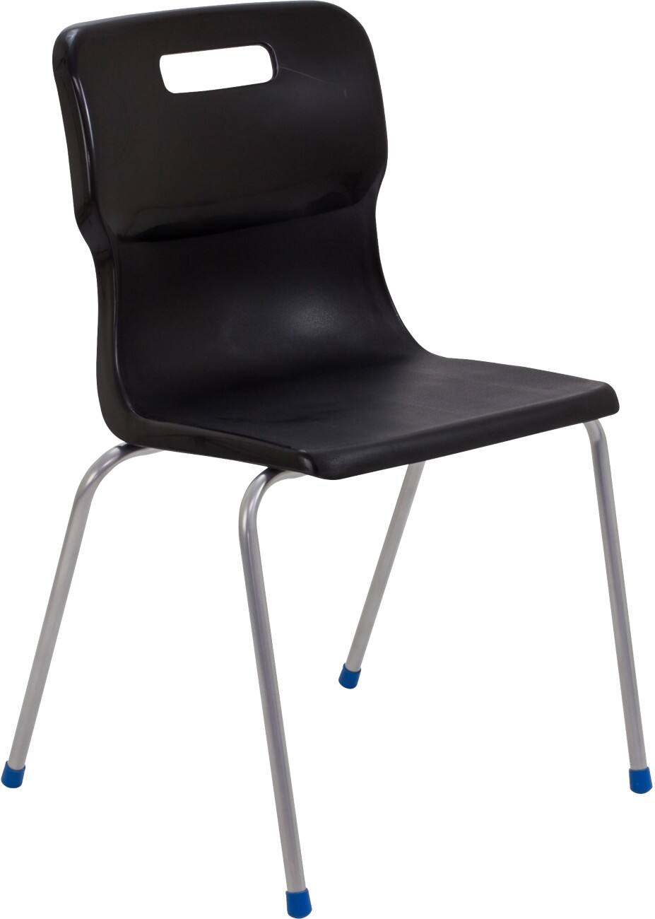 TITAN Chair Plastic Without armrest Black T16-BK 500 x 475 x 140 mm 14+ years