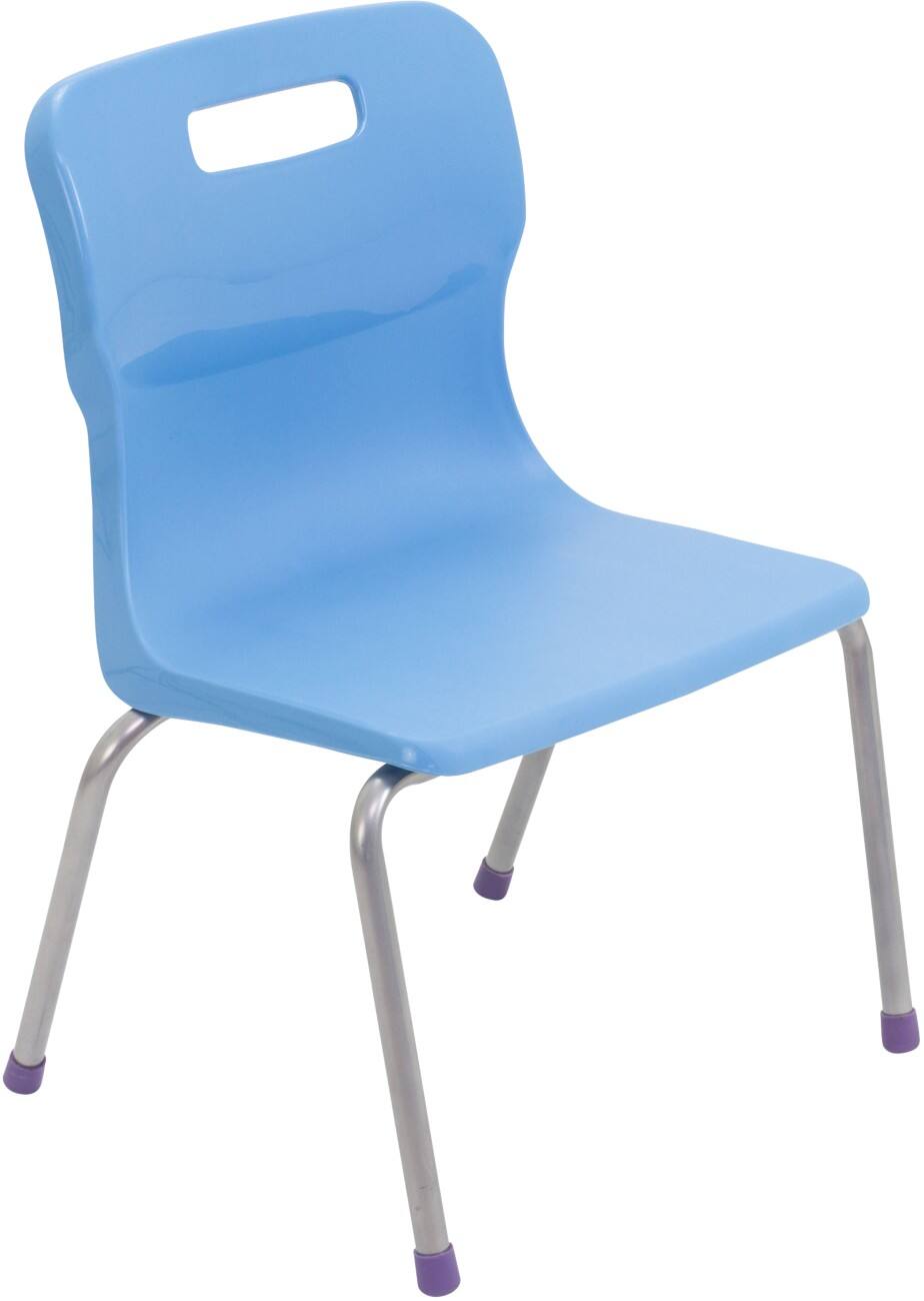 TITAN Chair Plastic Without armrest Sky Blue T12-CB 420 x 375 x 95 mm 4-6 years