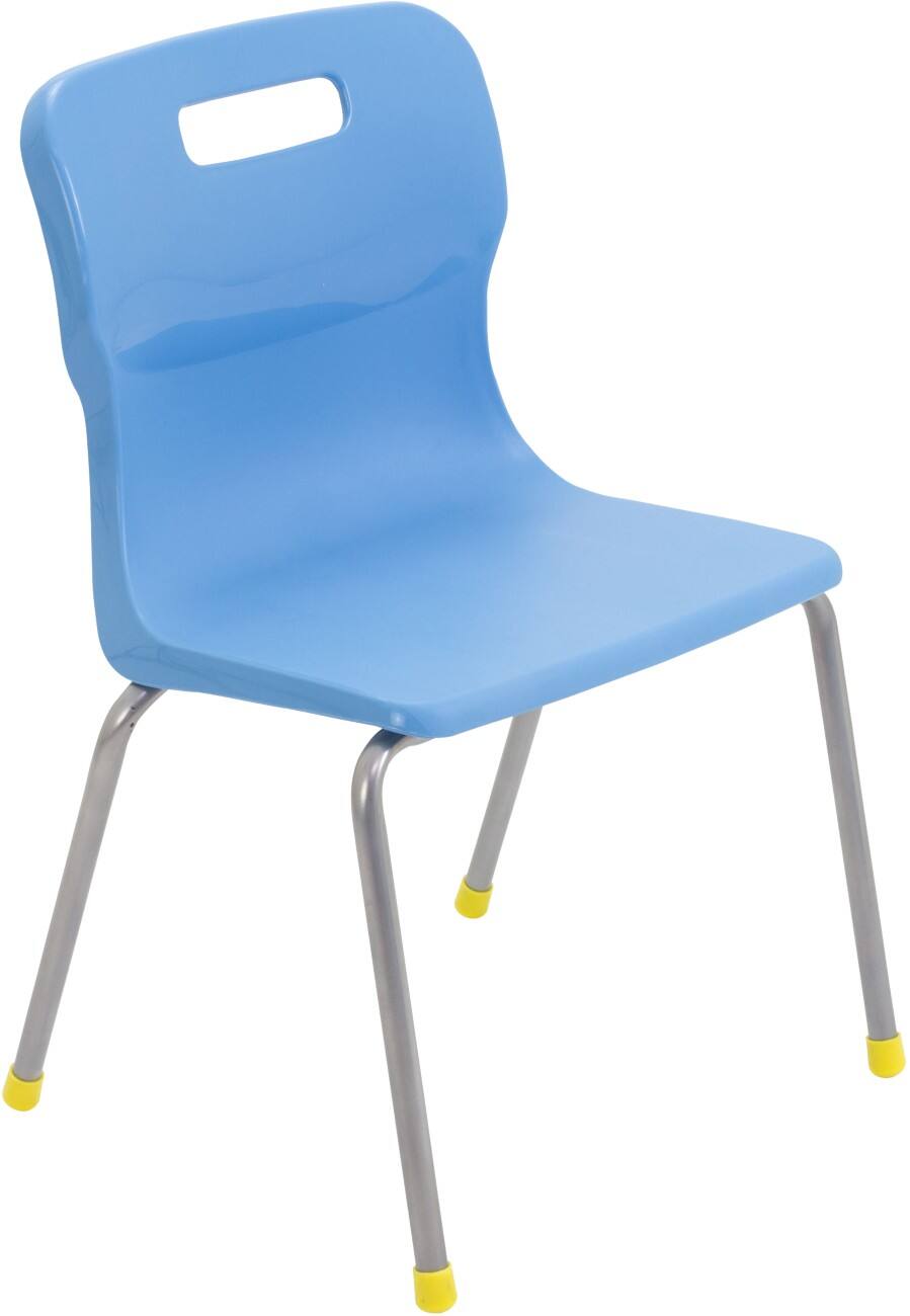 TITAN Chair Plastic Without armrest Sky Blue T13-CB 420 x 375 x 95 mm 6-8 years