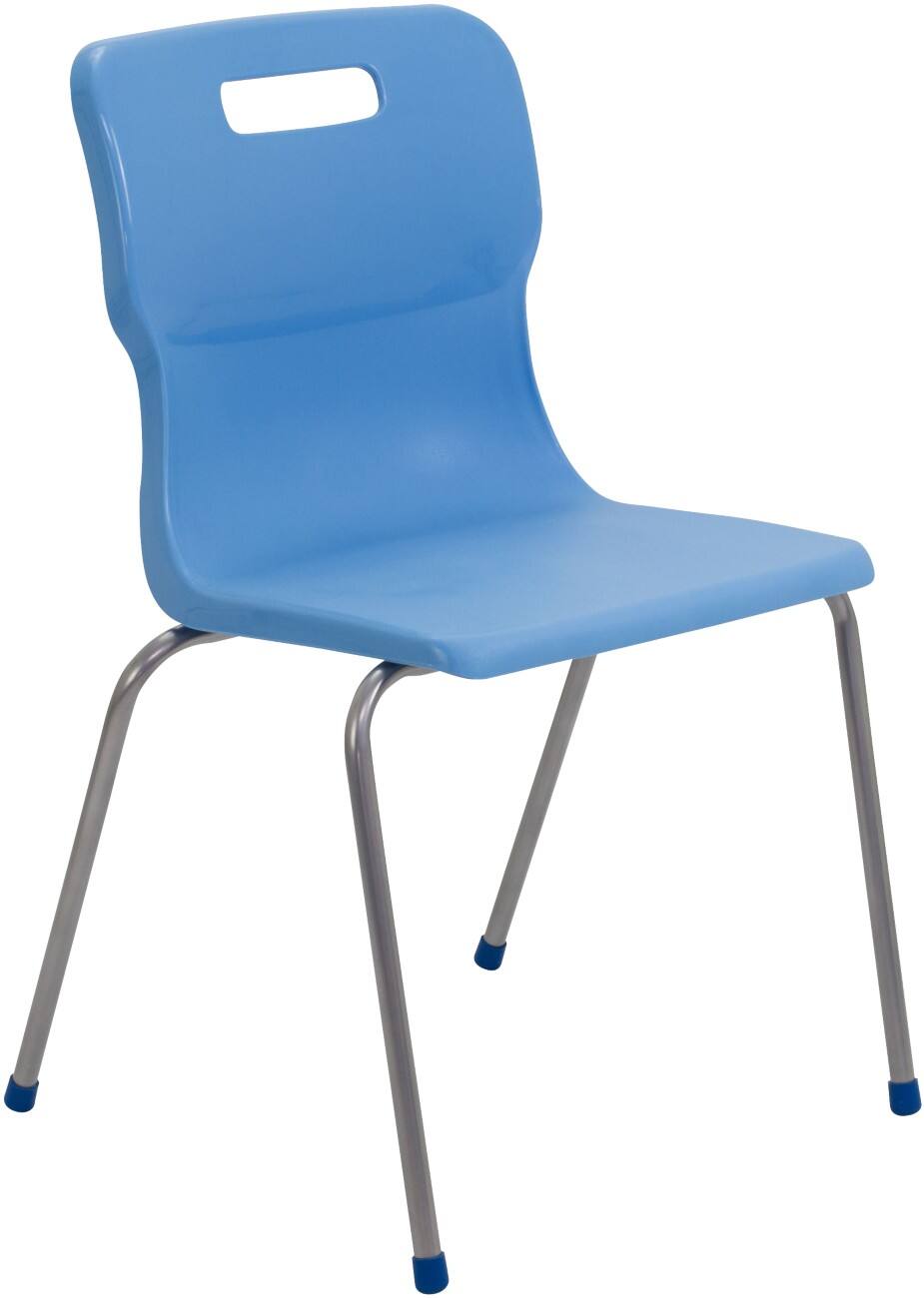 TITAN Chair Plastic Without armrest Sky Blue T16-CB 500 x 475 x 140 mm 14+ years