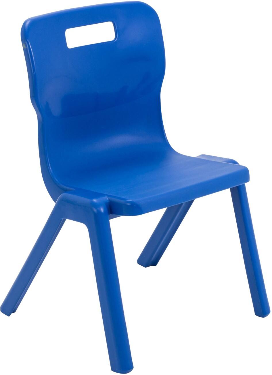 TITAN ONE-PIECE Chair Plastic Without armrest Blue T3-B 430 x 420 x 107 mm 6-8 years
