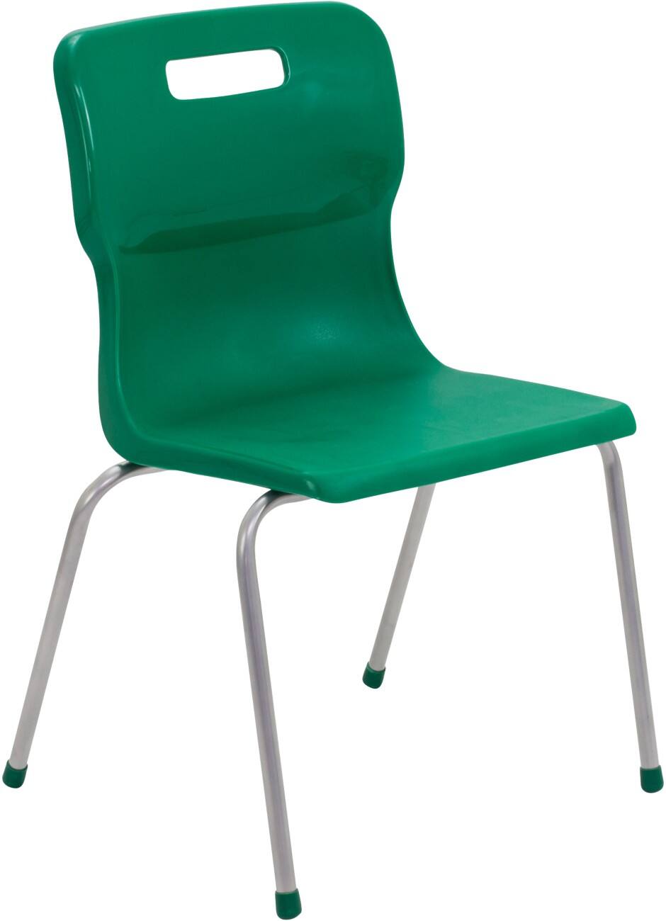 TITAN Chair Plastic Without armrest Green T15-GN 500 x 475 x 140 mm 11-14 years