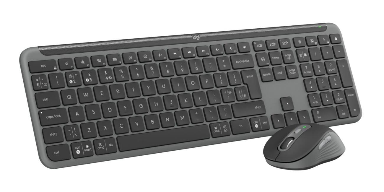 Logitech Signature Slim MK950 Wireless Keyboard and Mouse Black 920-012511