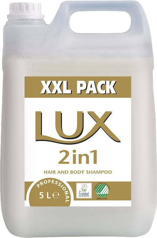 LUX Professional 2 in 1 Hair and Body Wash Liquid Slightly perfumed White 7515413 5 L