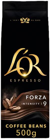 L'OR Espresso Forza Coffee Beans 9 Dark Arabica 500 g