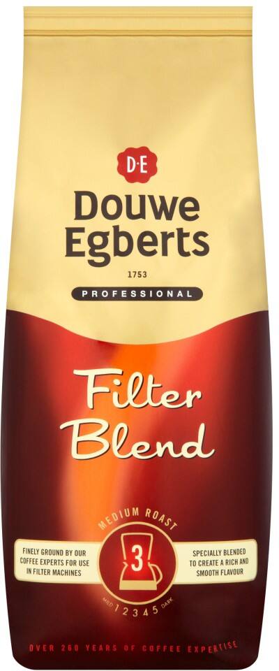 Douwe Egberts Professional Roast and Ground Coffee Filter Blend 3 Medium 1 Kg
