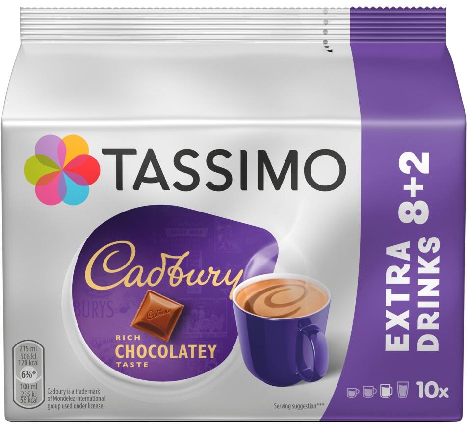 Tassimo Hot Chocolate Pods Capsules Pack of 10 of 240 g