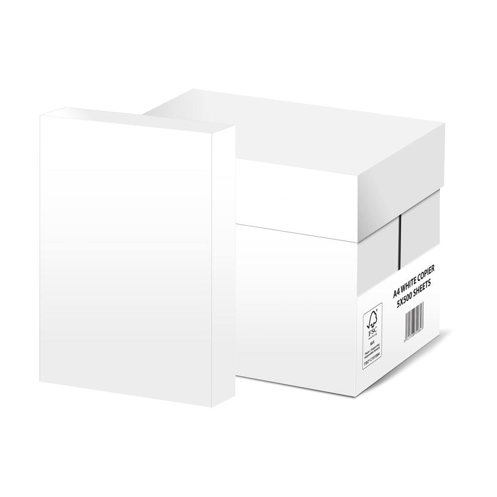 A4 High White FSC certified 70 gsm Copy Paper 5 Packs of 500 Sheets