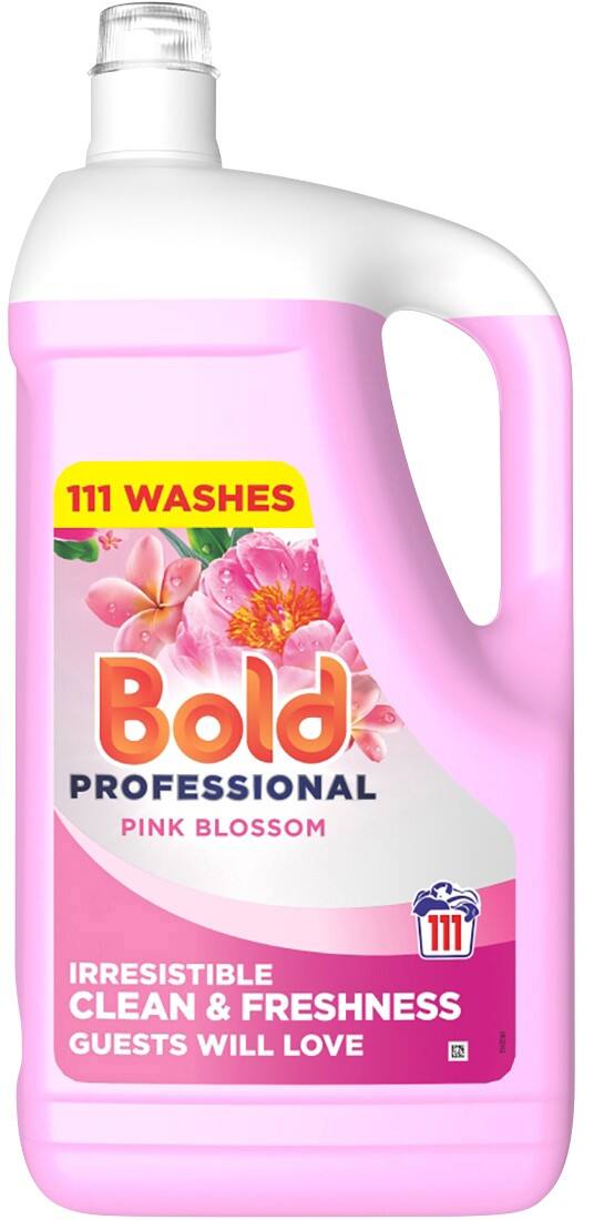 Bold Professional Laundry Detergent Blossom Liquid 4.995L 111 Washes 