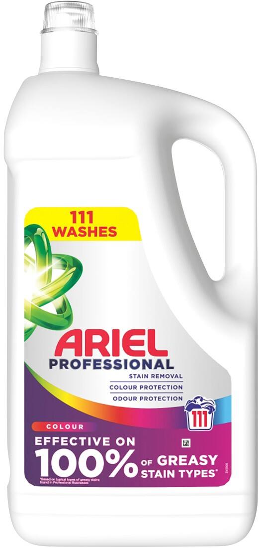 Ariel Professional Laundry Detergent Colour Liquid 4.995L 111 Washes 