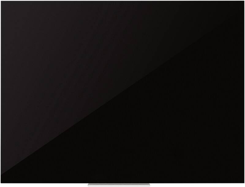 Glassboard Wall Mounted Magnetic Single Sided 120 (W) x 90 (H) cm Black