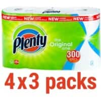 Plenty Kitchen Roll 2 Ply 100 Sheets Pack of 12