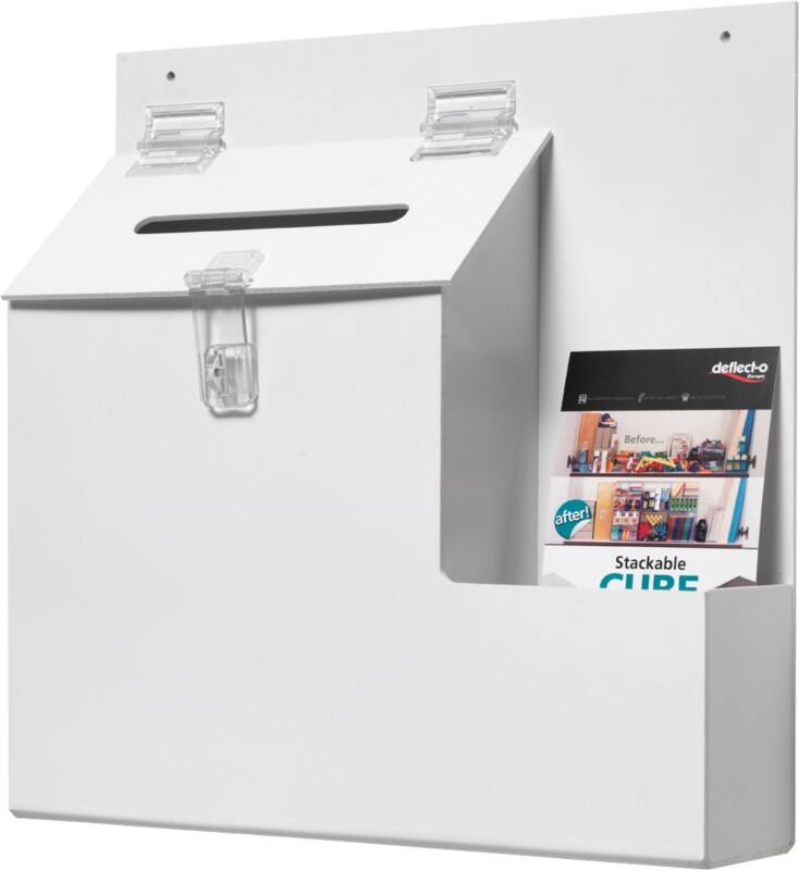 Deflecto Mail Box White 355 x 90 x 360 mm