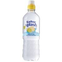 Radnor Hills Splash Still Spring Water Lemon and Lime 24 Bottles of 500 ml