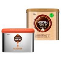Nescafé Gold Blend Rich & Smooth 750g and Nescafé Azera Instant Coffee 500g Bundle Tin Medium