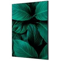 SHOWDOWN Botanical Leaves Textile Wall Decoration Multicolour Aluminium