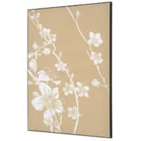 SHOWDOWN Japanese Blossom Textile Wall Decoration Multicolour Aluminium