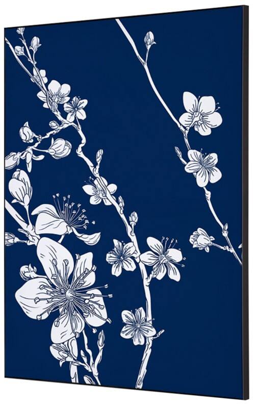 SHOWDOWN Japanese Blossom Textile Wall Decoration Multicolour Aluminium