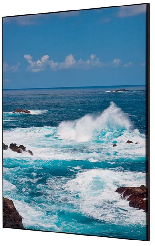 SHOWDOWN Sea Waves Textile Wall Decoration Multicolour Aluminium