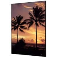 SHOWDOWN Palmtrees Sunset Textile Wall Decoration Multicolour Aluminium