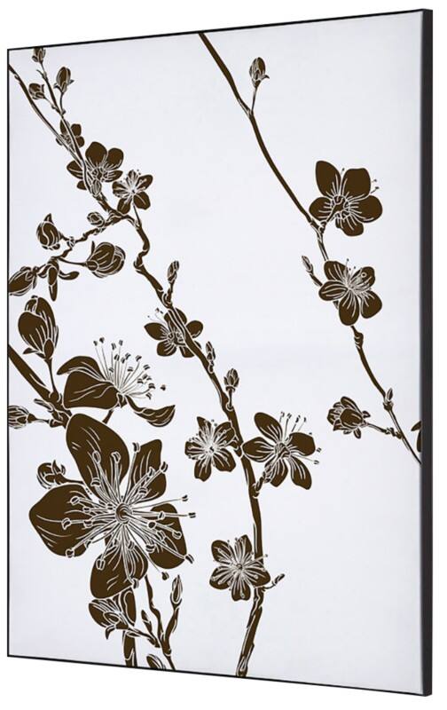 SHOWDOWN Japanese Blossom Textile Wall Decoration Multicolour Aluminium
