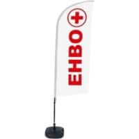 SHOWDOWN First Aid Wind shape Beach Flag 330 x 89 cm Single Aluminium