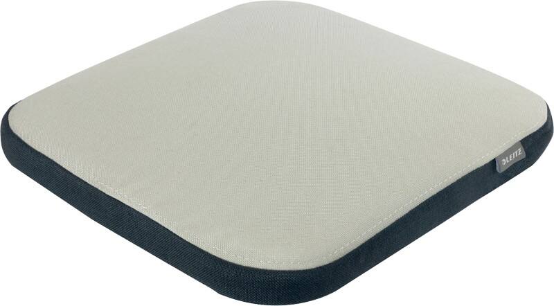 Leitz Ergo Active Wobble Seat Cushion 6540 Fabric Cover Washable 360 x 360 x 55 mm Light Grey