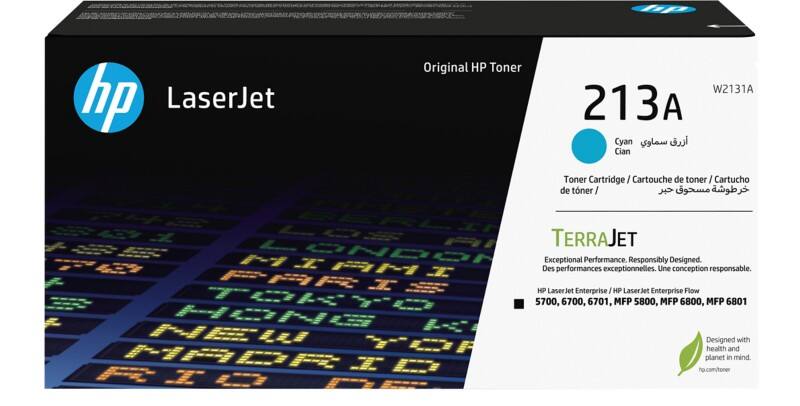 HP 213A Original Toner Cartridge W2131A Cyan