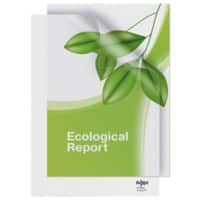 Rexel EcoDesk L-Shape Folders A4 Embossed Transparent 140 Microns Polypropylene 2102243 Pack of 25