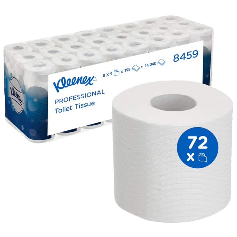 Kleenex Toilet Tissue 3 Ply 8459 72 Rolls of 195 Sheets