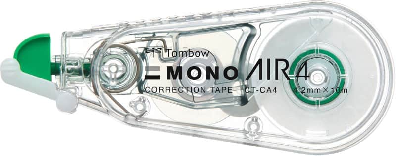 Tombow MONO Air4 Non Refillable Correction Roller 91 mm x 100 m Transparent Pack of 20