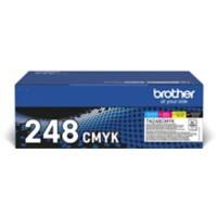 Brother Original Toner Cartridge Cyan, Yellow, Magenta, Black Pack of 4 Multipack