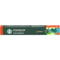 Starbucks SIngle-Origin Colombia Coffee Capsules Intensity 7 Medium Arabica Pack of 10 of 57 g