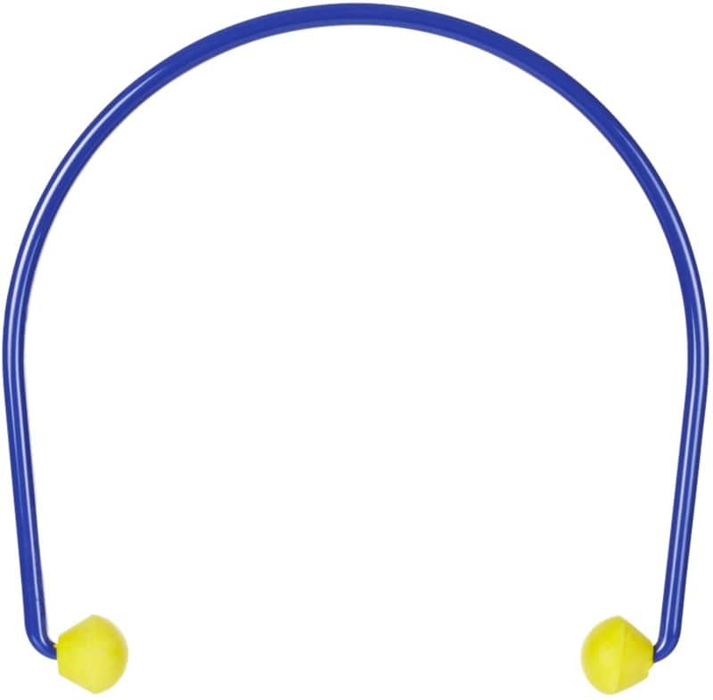 3M E-A-Rcaps Banded Earplugs Cordless Blue, Yellow EC-01-000