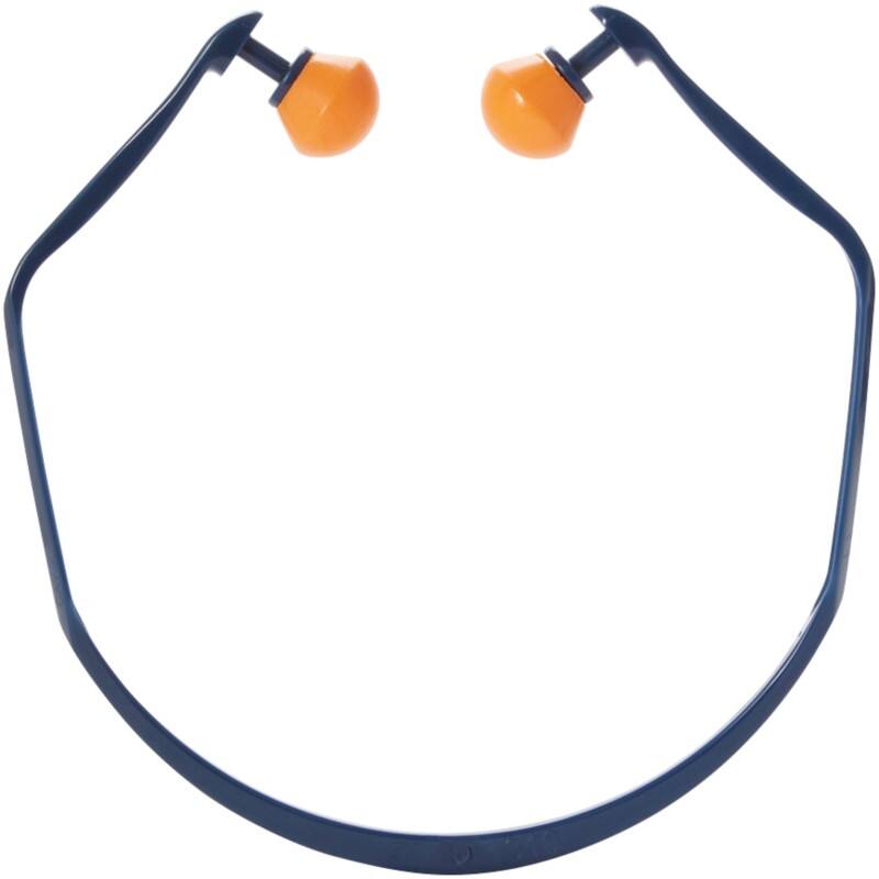 3M Banded Earplugs Cordless Blue, Orange 1310C1 with 2 pair replacement pods