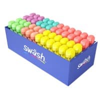 swäsh Pastel Highlighter Assorted Broad Chisel Pack of 48