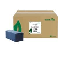 essentials Hand Towels V-fold Blue 1 Ply HV1B35XDS 15 Packs of 234 Sheets