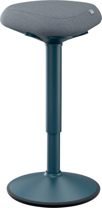Leitz Ergo Active Standing Stool 6545 With Adjustable Comfort Seat 57 - 82 cm Up to 110 kg Dark Grey