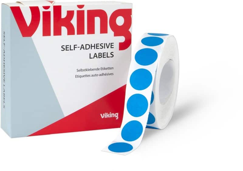 Viking Marking Dots Adhesive Blue Pack of 1280