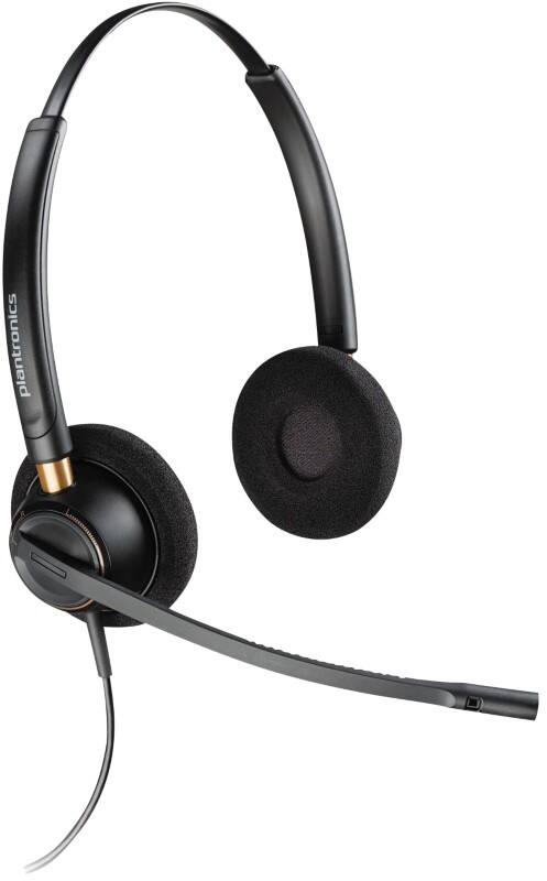poly EncorePro 520 Wired Headset Over-the-head QD Noise Cancelling Microphone Stereo