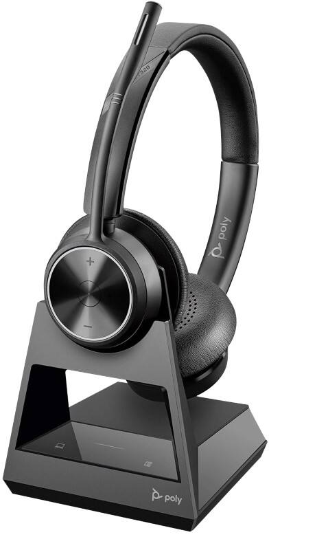 poly Savi 7320 Wireless Headset Over-the-head USB With Microphone Stereo