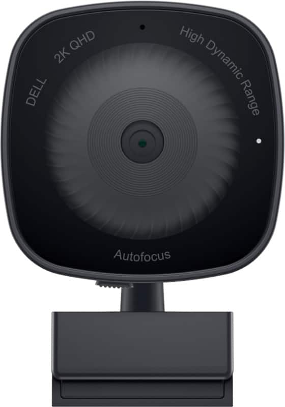 Dell Webcam 2560 x 1440 pixels Quad HD Microphone Included Black  